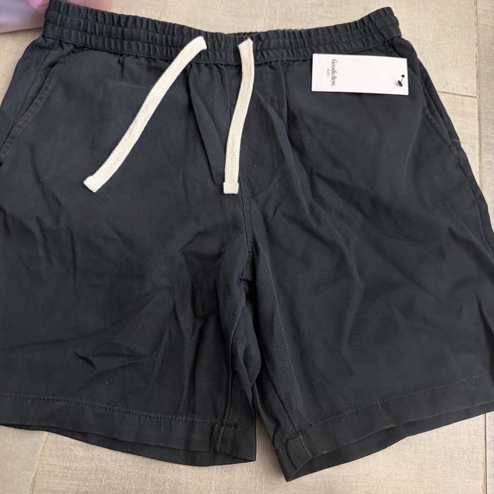 Goodfellow & Co Mens Vintage 7" Elevated Pull On Shorts Small Charcoal Gray